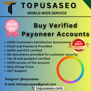 Buy Verified Payoneer Accounts
