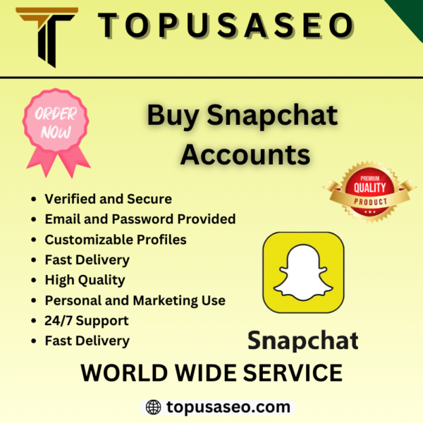 Buy Snapchat Accounts