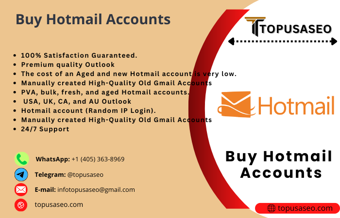 Buy Hotmail Accounts