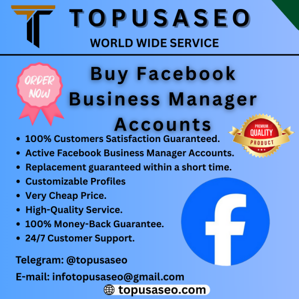 Buy Facebook Business Manager Accounts